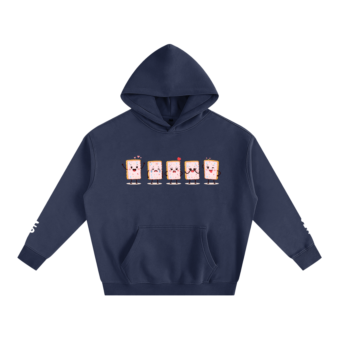 Emotional Poptart - Oversize Fleeced Hoodie