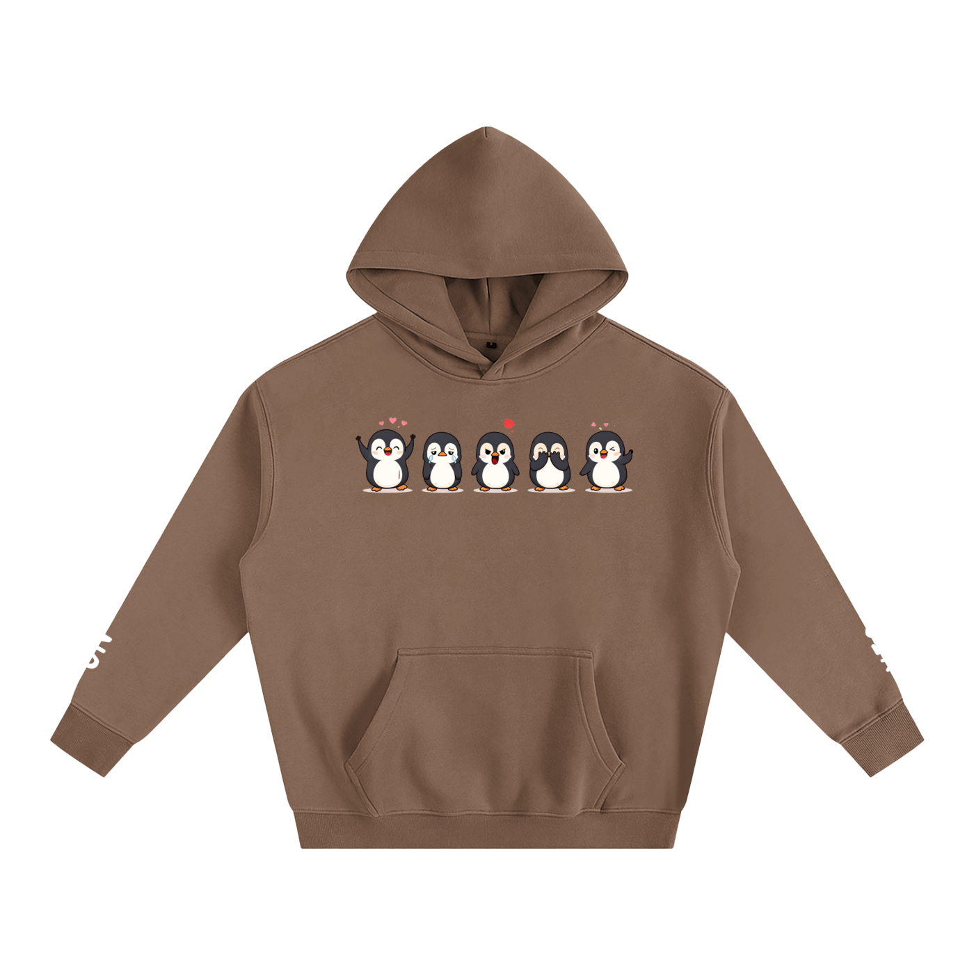 Emotional Penguin - Oversize Fleeced Hoodie