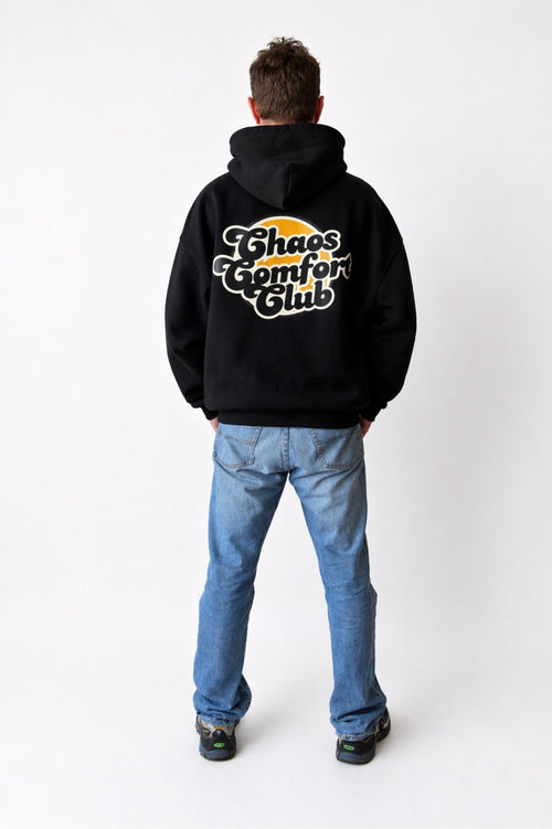 Chaos Comfort Club - Oversize Fleeced Hoodie