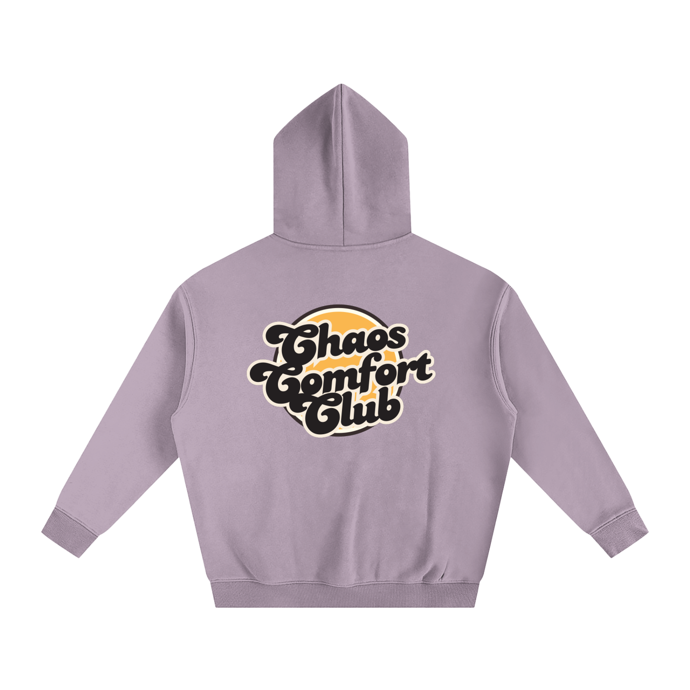 Chaos Comfort Club - Oversize Fleeced Hoodie