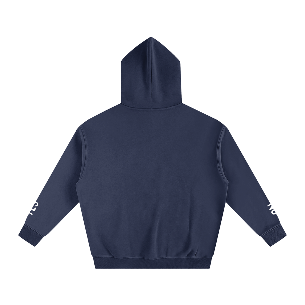 Feeling Nonverbal Cursive  - Oversize Fleeced Communication Hoodie
