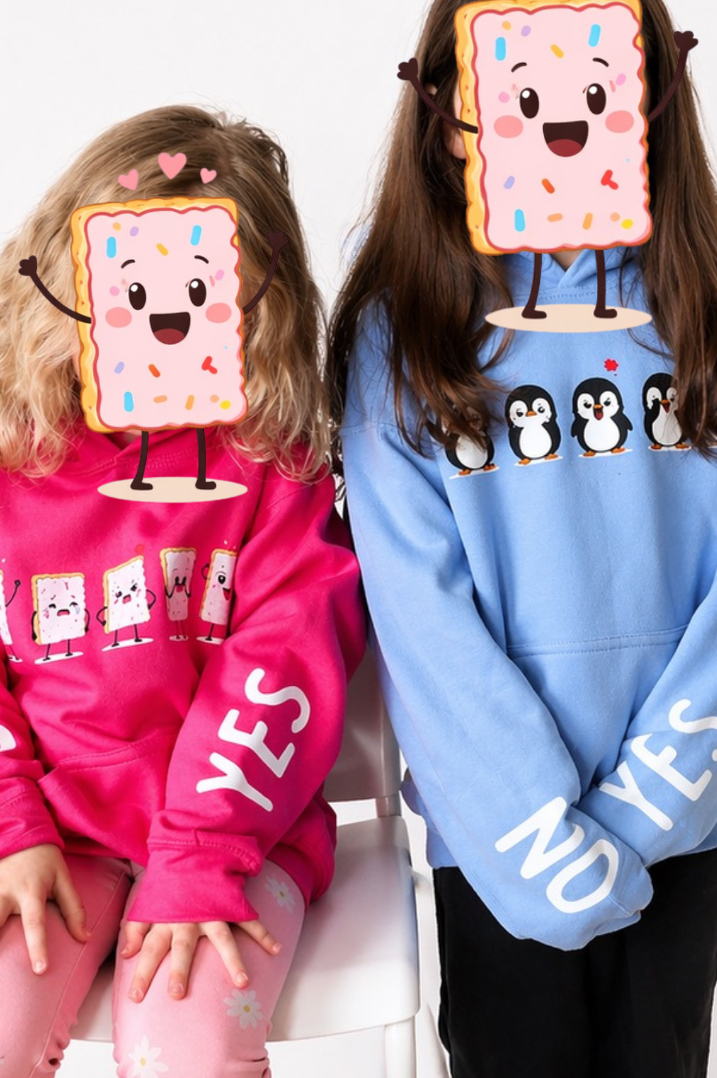 Emotional Penguin | Heavy Blend Youth Hooded Sweatshirt - Copy