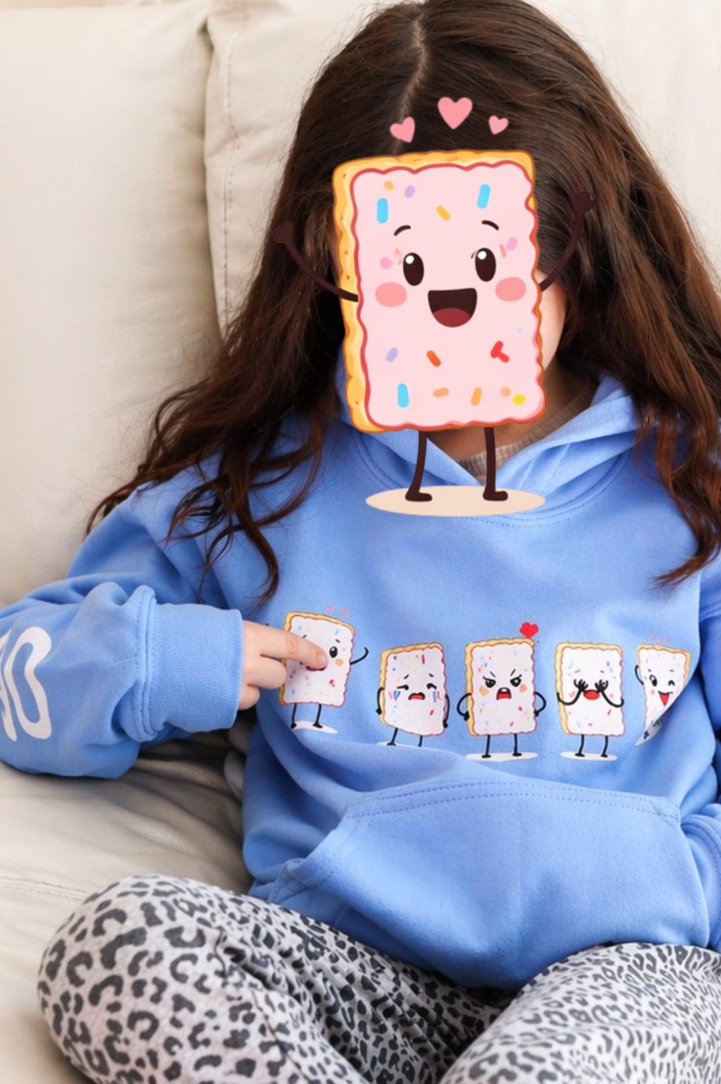 Emotional Poptart | Heavy Blend Youth Hooded Sweatshirt