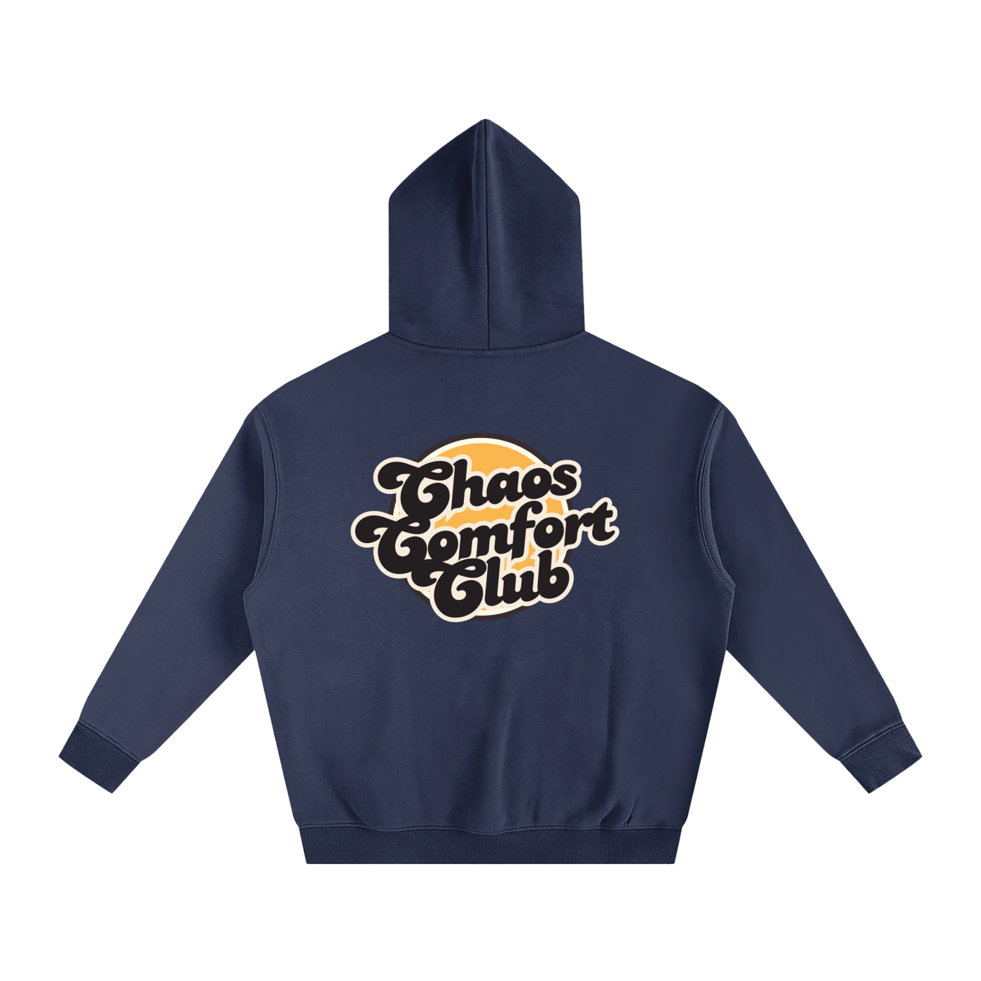 Chaos Comfort Club - Oversize Fleeced Hoodie