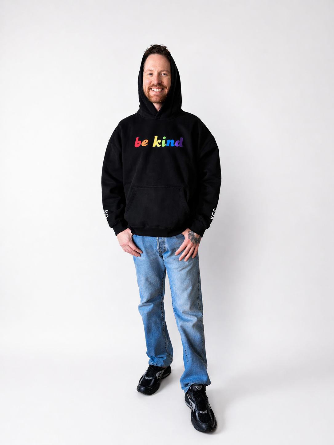 Rainbow Be Kind - Oversize Fleeced Hoodie
