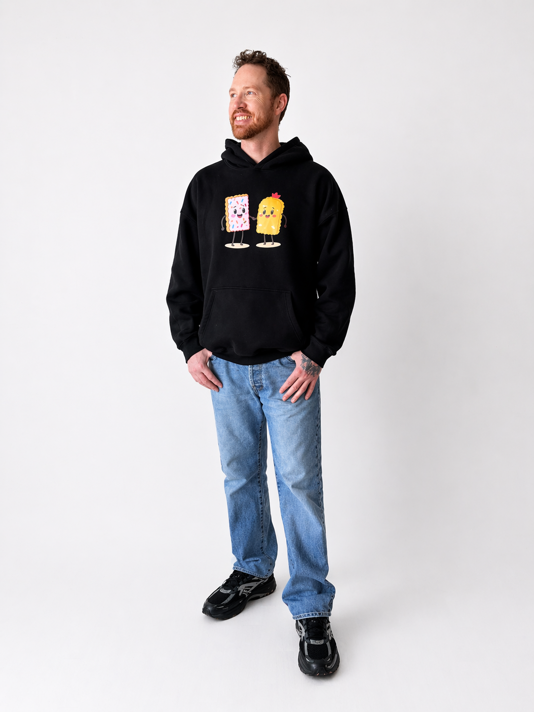 Chaos Comfort Club - Oversize Fleeced Hoodie