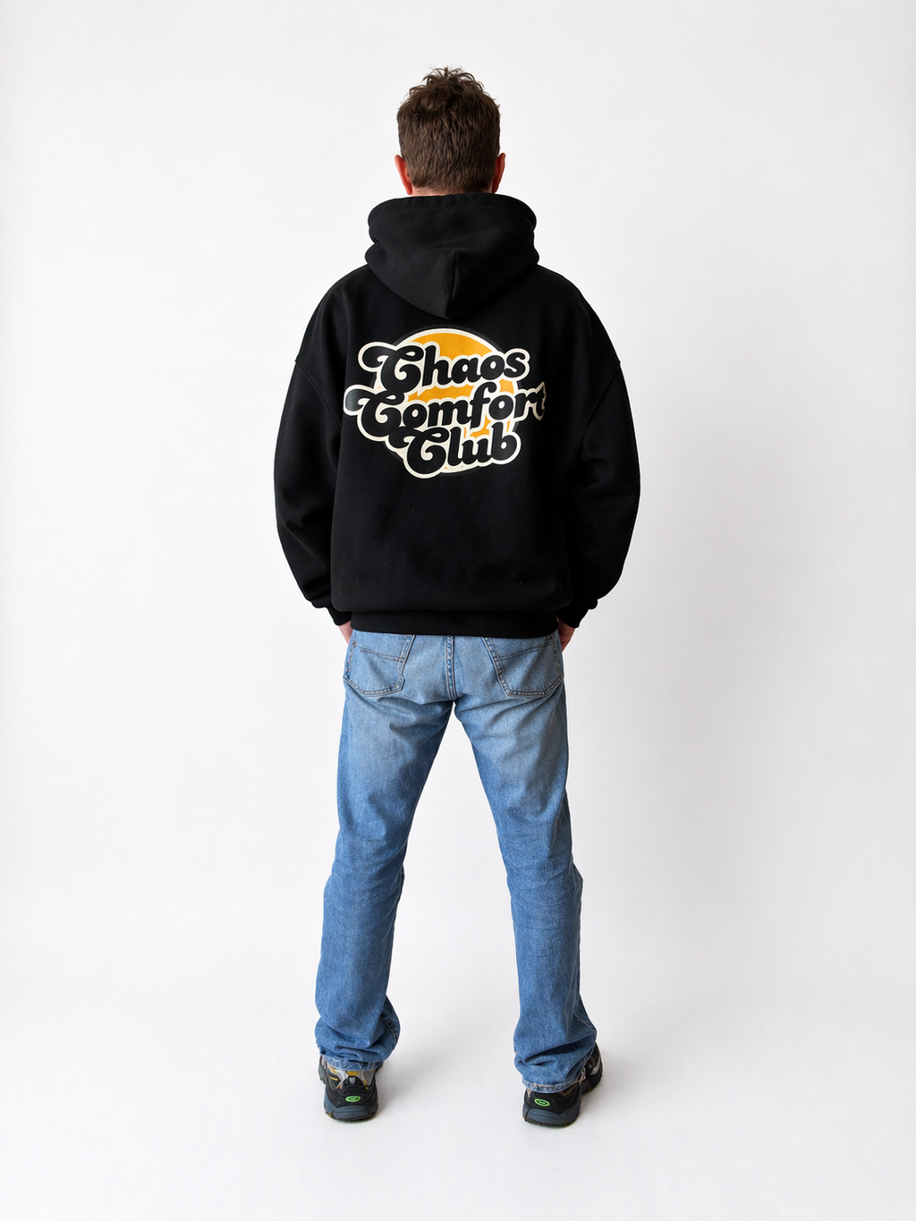 Chaos Comfort Club - Oversize Fleeced Hoodie