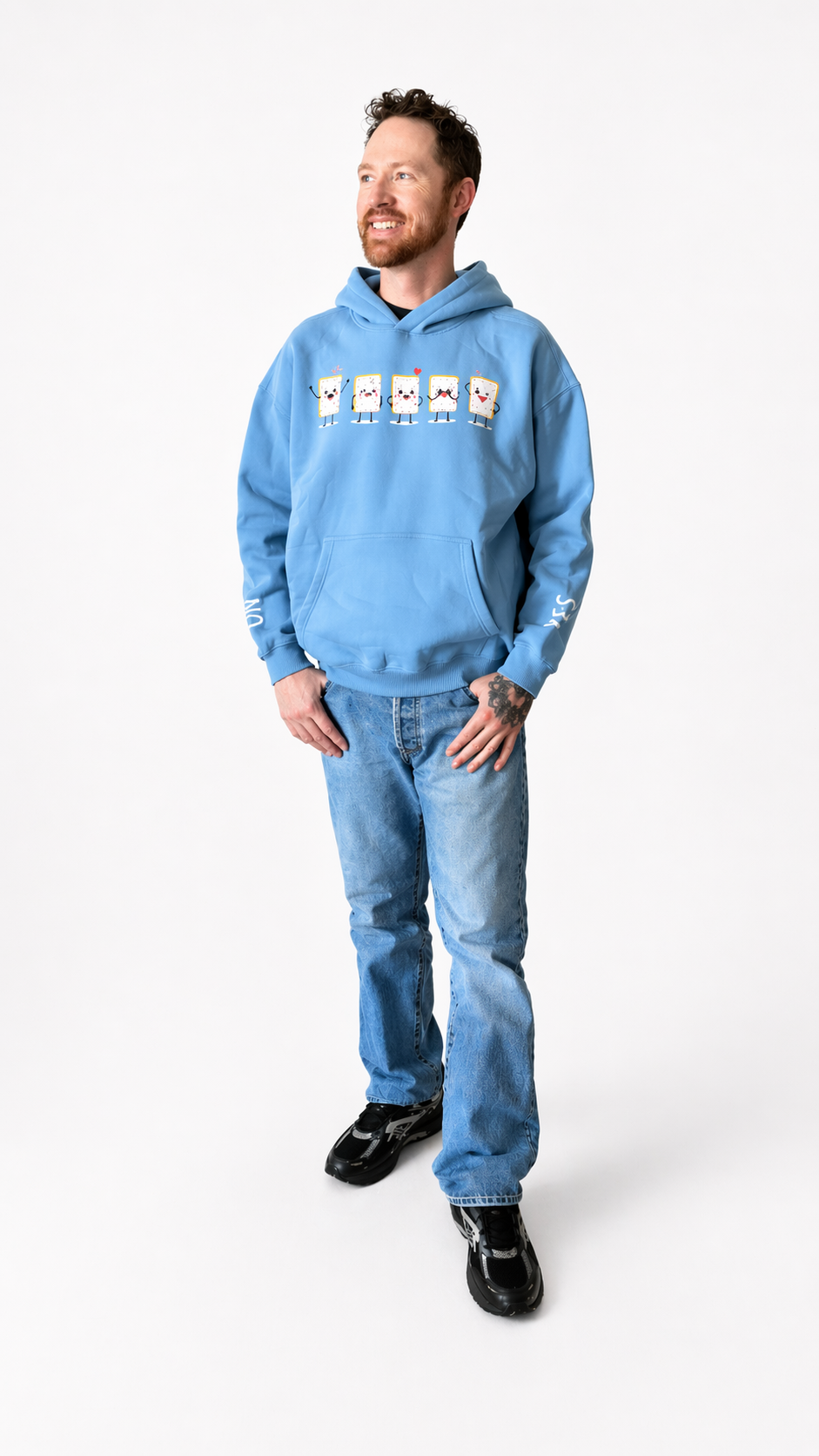 Emotional Poptart - Oversize Fleeced Hoodie