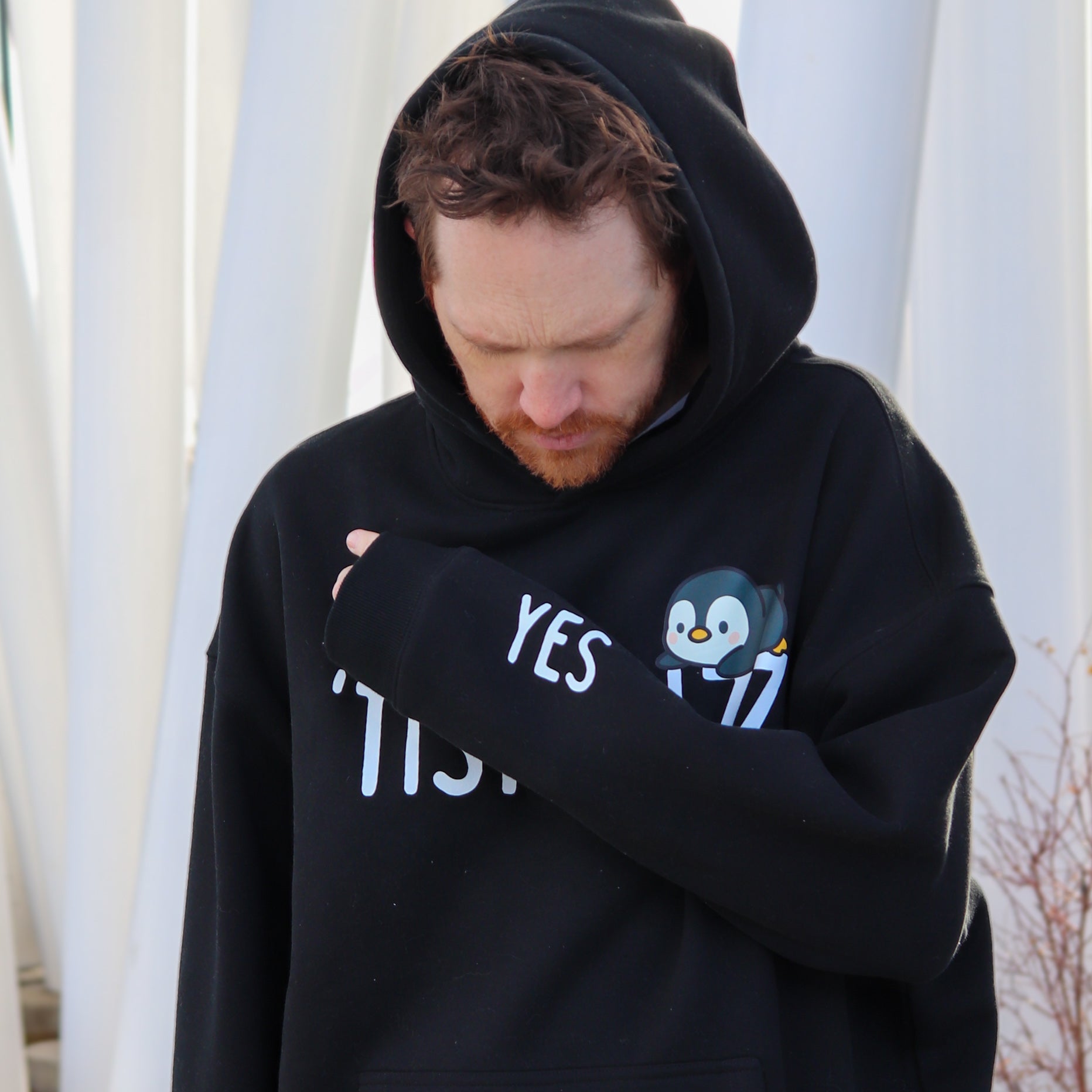 TISM RIZZ - Oversize Fleeced Communication Hoodie