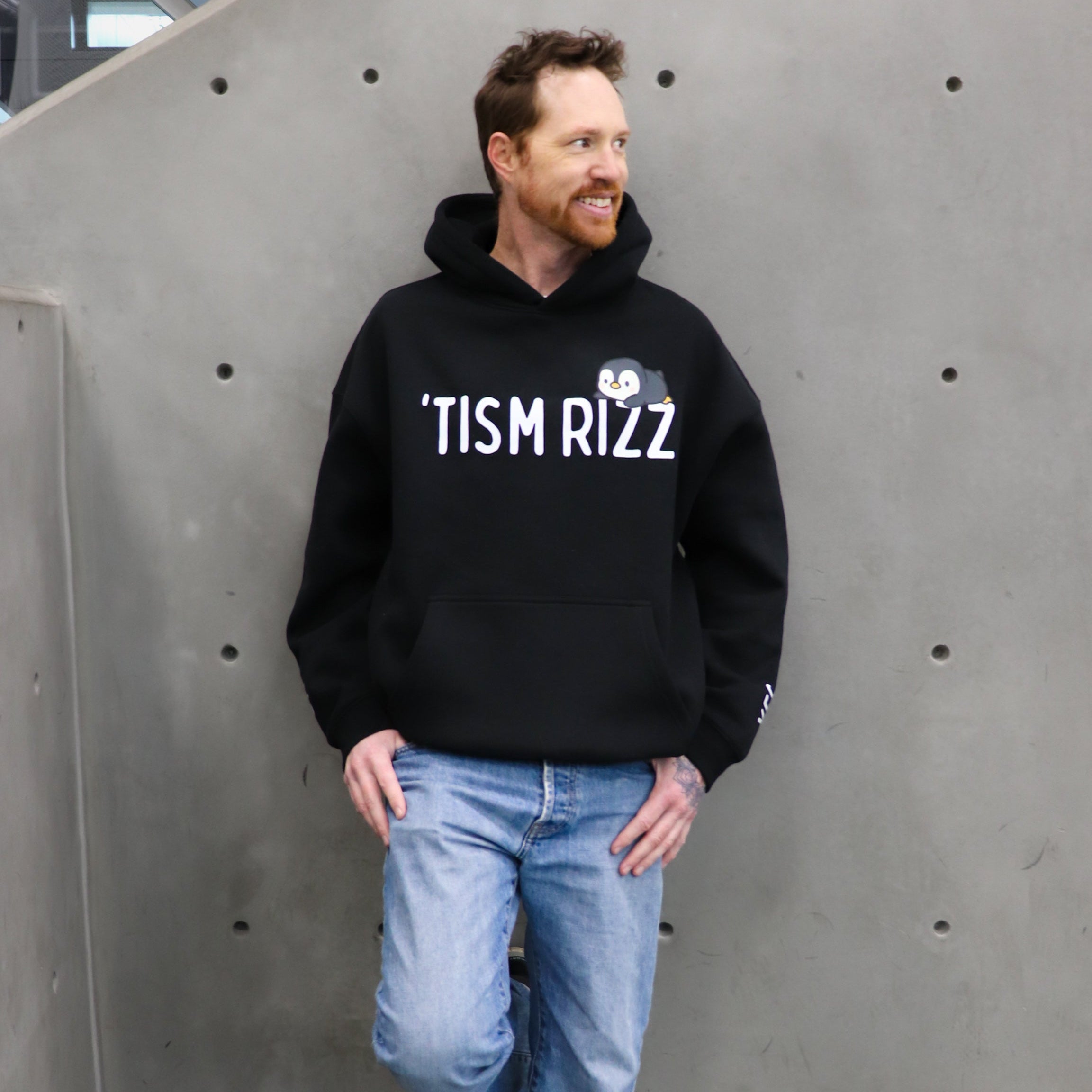 TISM RIZZ - Oversize Fleeced Communication Hoodie
