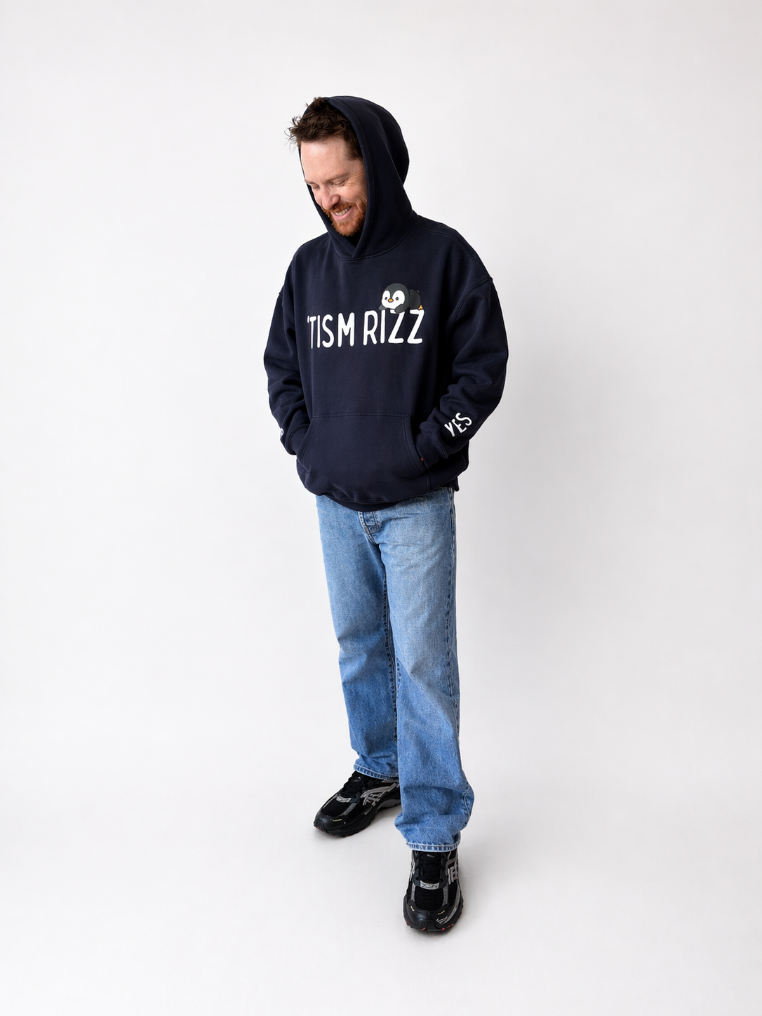 TISM RIZZ - Oversize Fleeced Communication Hoodie