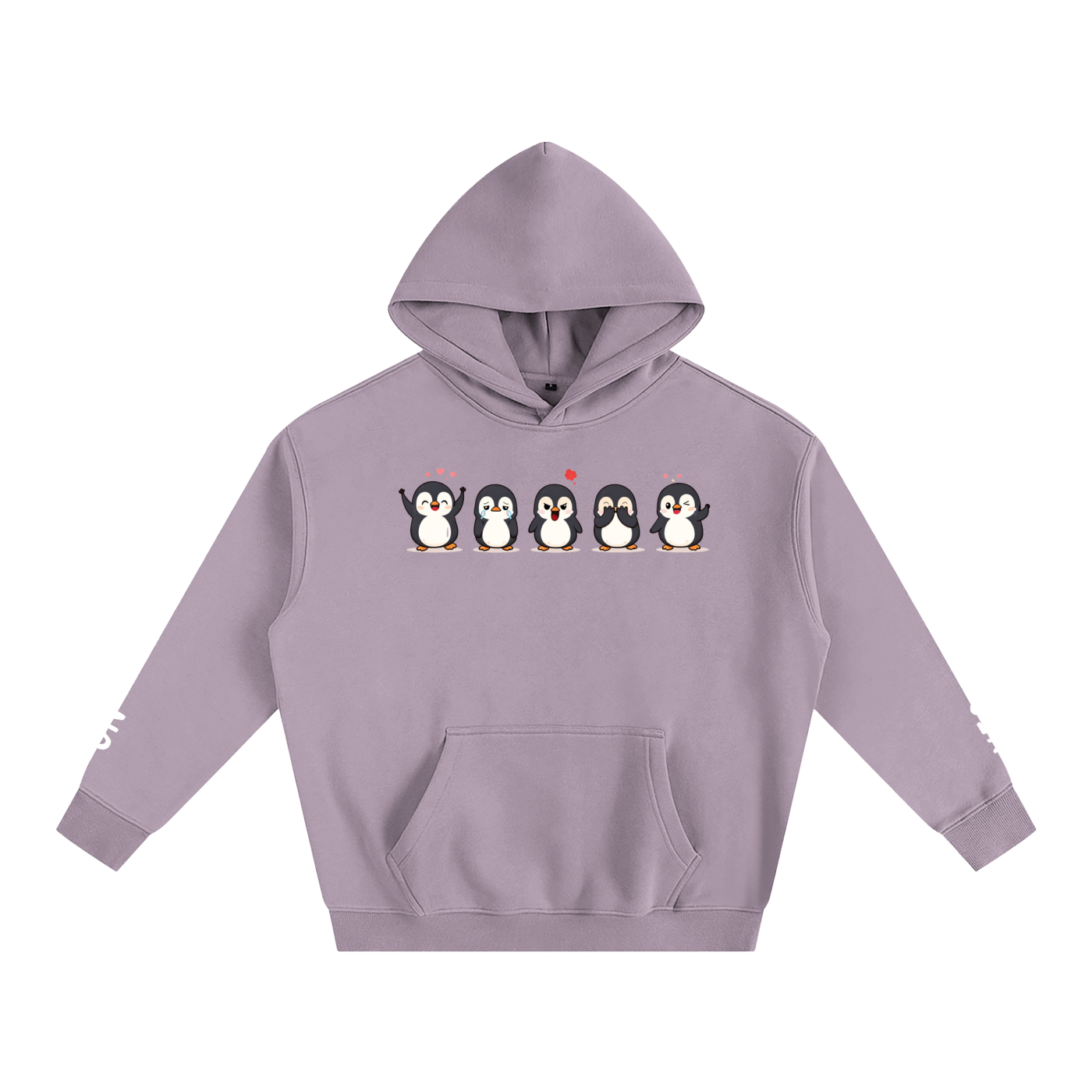 Emotional Penguin - Oversize Fleeced Hoodie