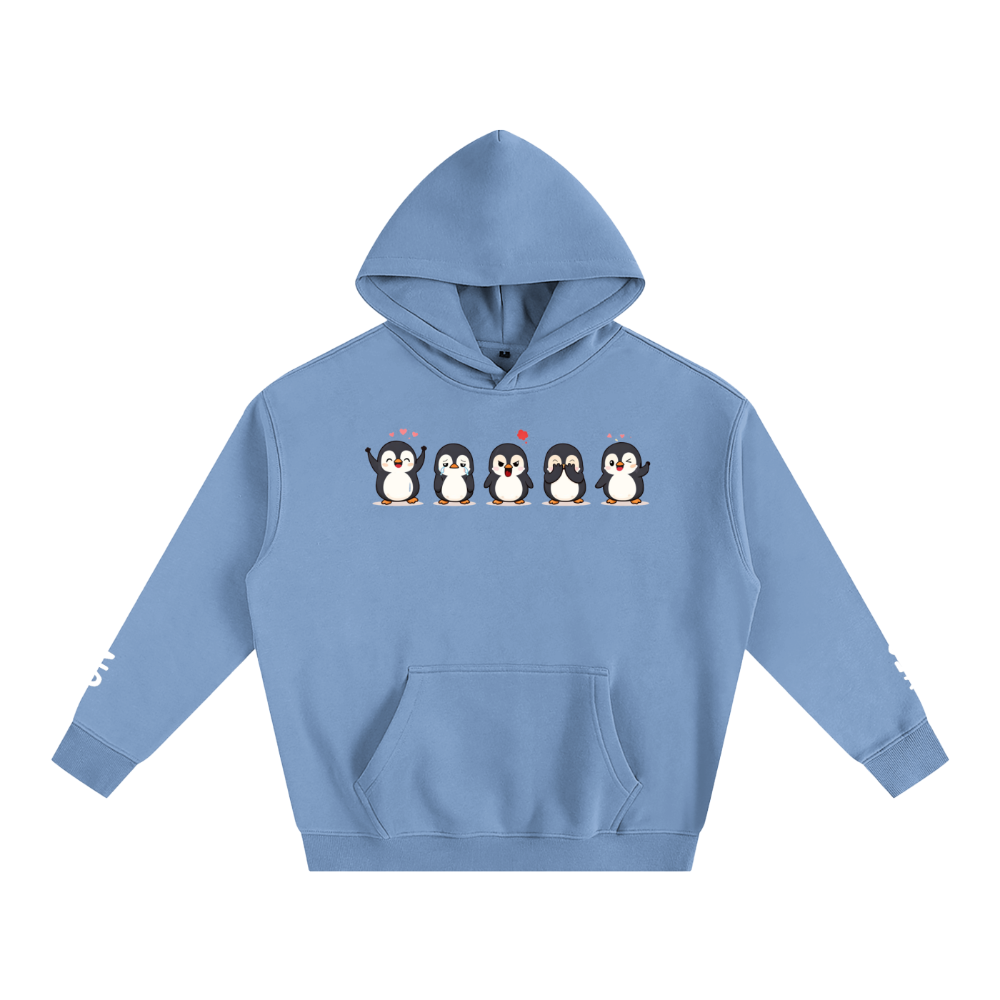 Emotional Penguin - Oversize Fleeced Hoodie