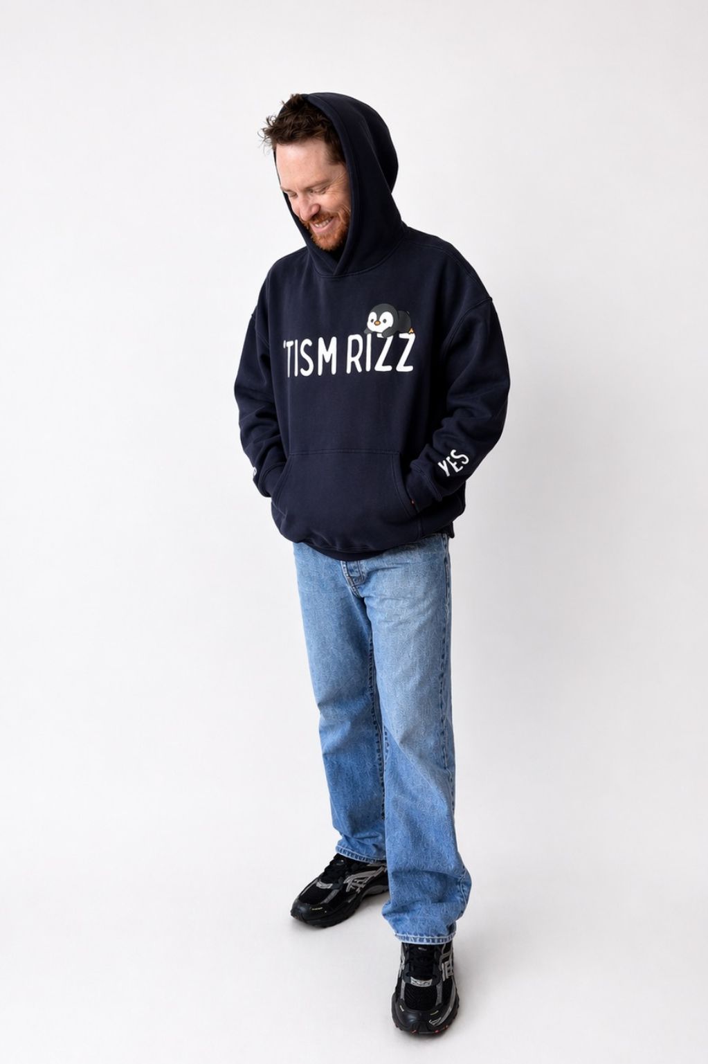 TISM RIZZ - Oversize Fleeced Communication Hoodie