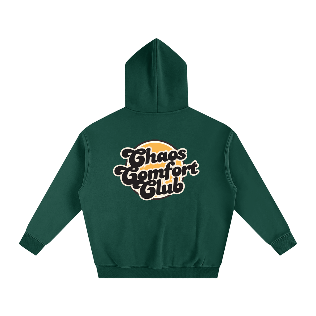 Chaos Comfort Club - Oversize Fleeced Hoodie