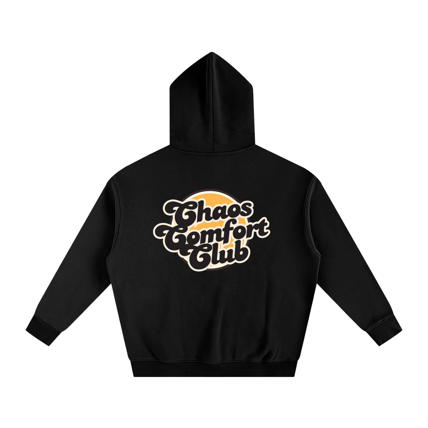 Chaos Comfort Club - Oversize Fleeced Hoodie