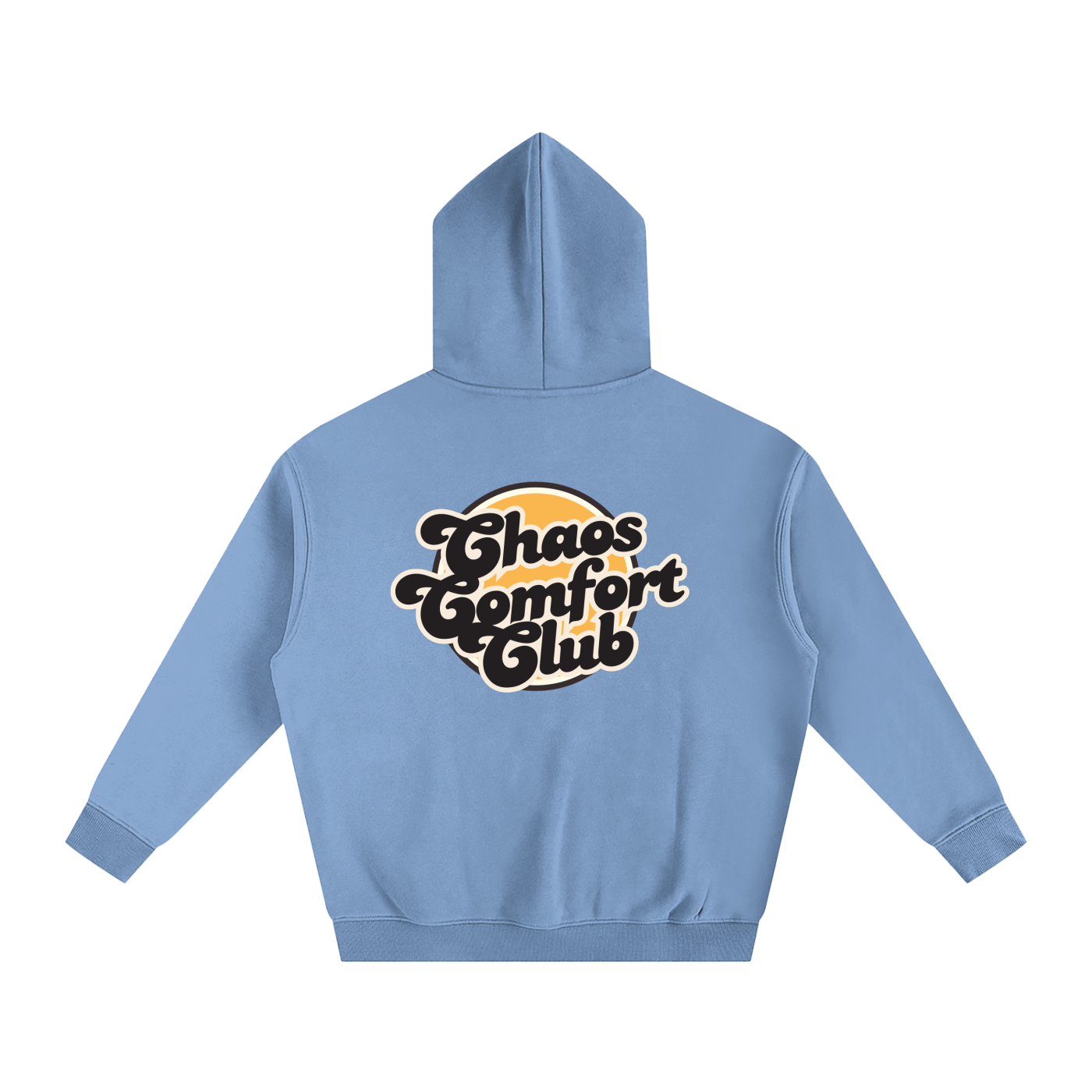 Chaos Comfort Club - Oversize Fleeced Hoodie