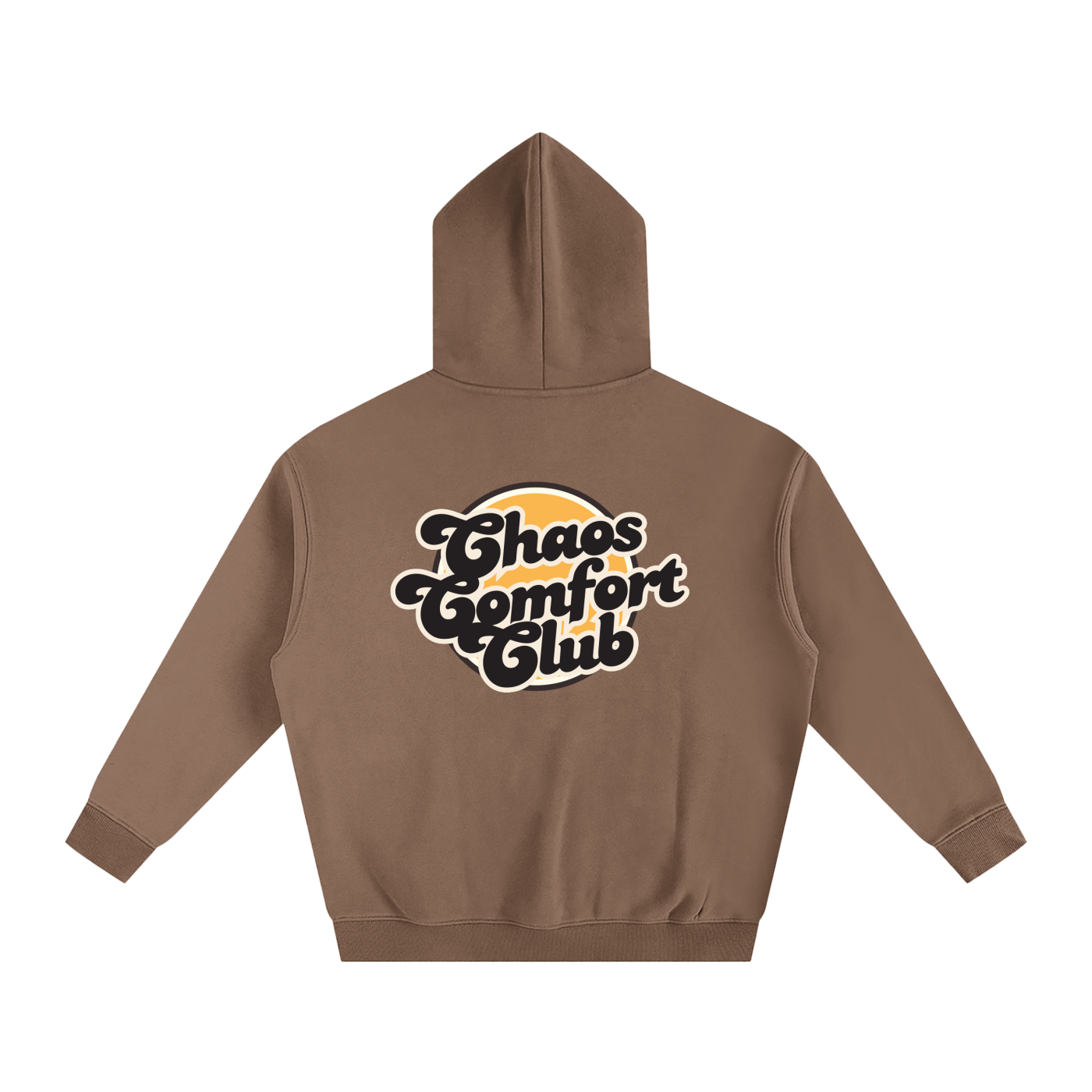 Chaos Comfort Club - Oversize Fleeced Hoodie