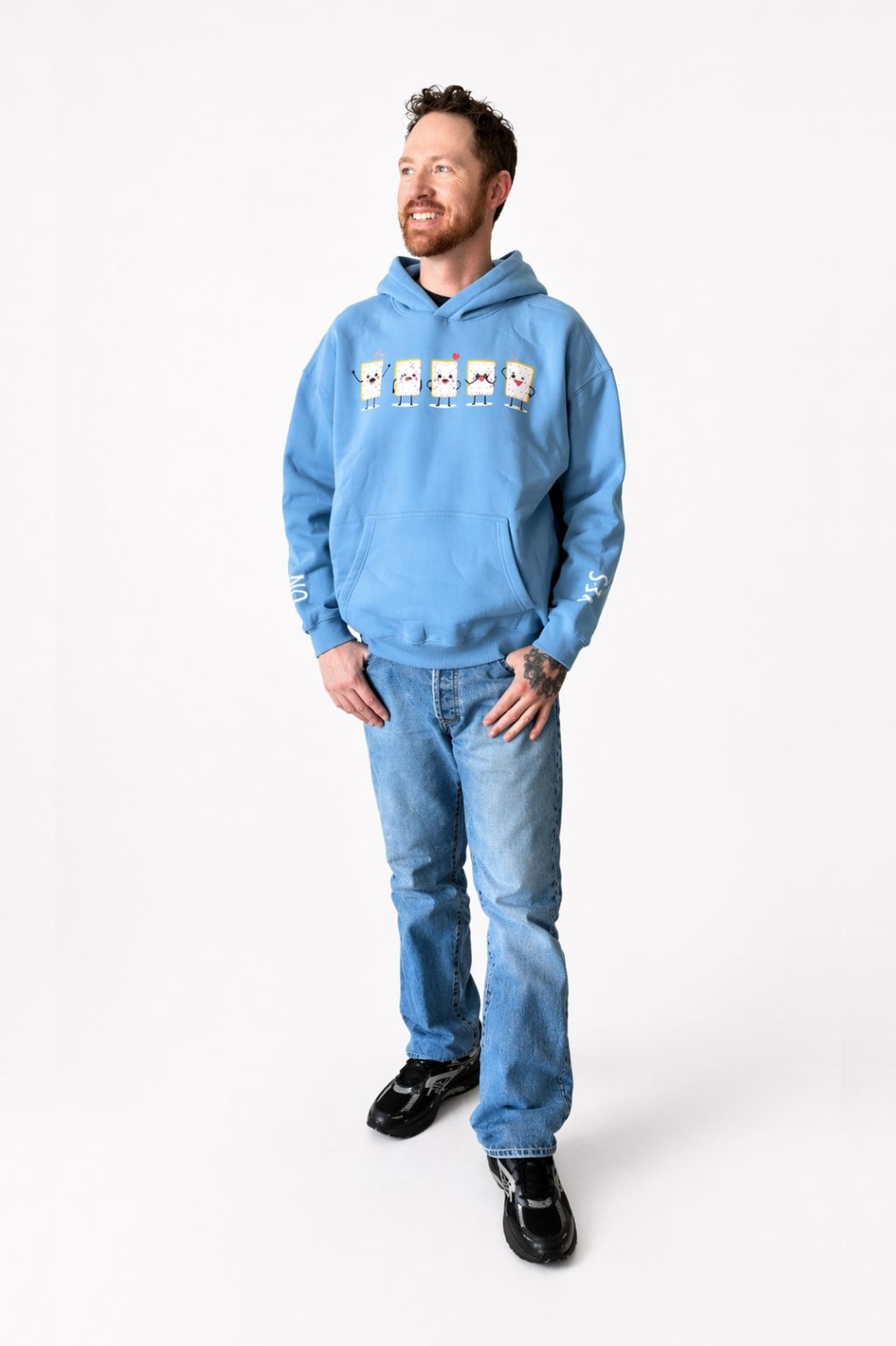 Emotional Poptart - Oversize Fleeced Hoodie
