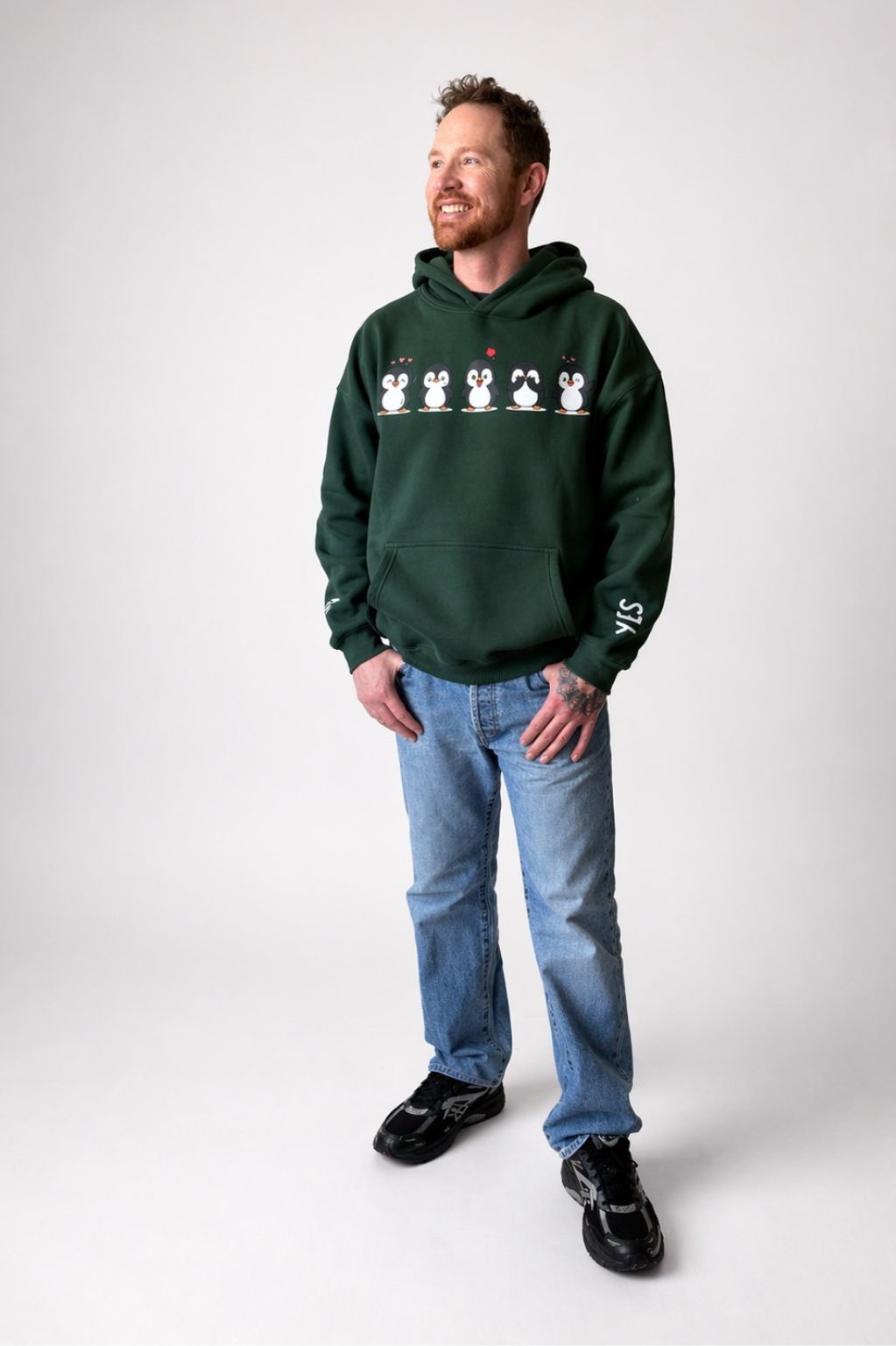 Emotional Penguin - Oversize Fleeced Hoodie